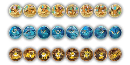 Pokémon TCG: Terastal Gathering Badge Box Chinese - 1 Unidade Aleatória (1 Booster + 1 Metal Badge)