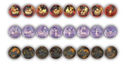 Pokémon TCG: Terastal Gathering Badge Box Chinese - 1 Unidade Aleatória (1 Booster + 1 Metal Badge)