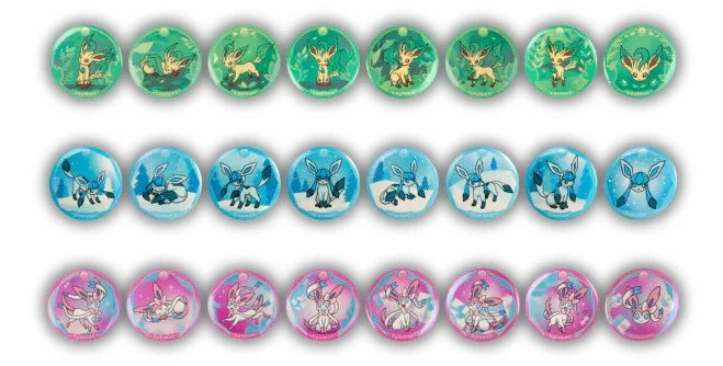 Pokémon TCG: Terastal Gathering Badge Box Chinese - 1 Unidade Aleatória (1 Booster + 1 Metal Badge)
