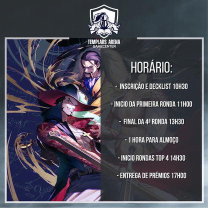 Entrada Torneio de Triplas One Piece 2025 - Domingo 28 Dezembro