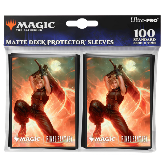 Ultra Pro - FINAL FANTASY 100ct Deck Protector Sleeves Commander for MtG - Version A (257755-001)