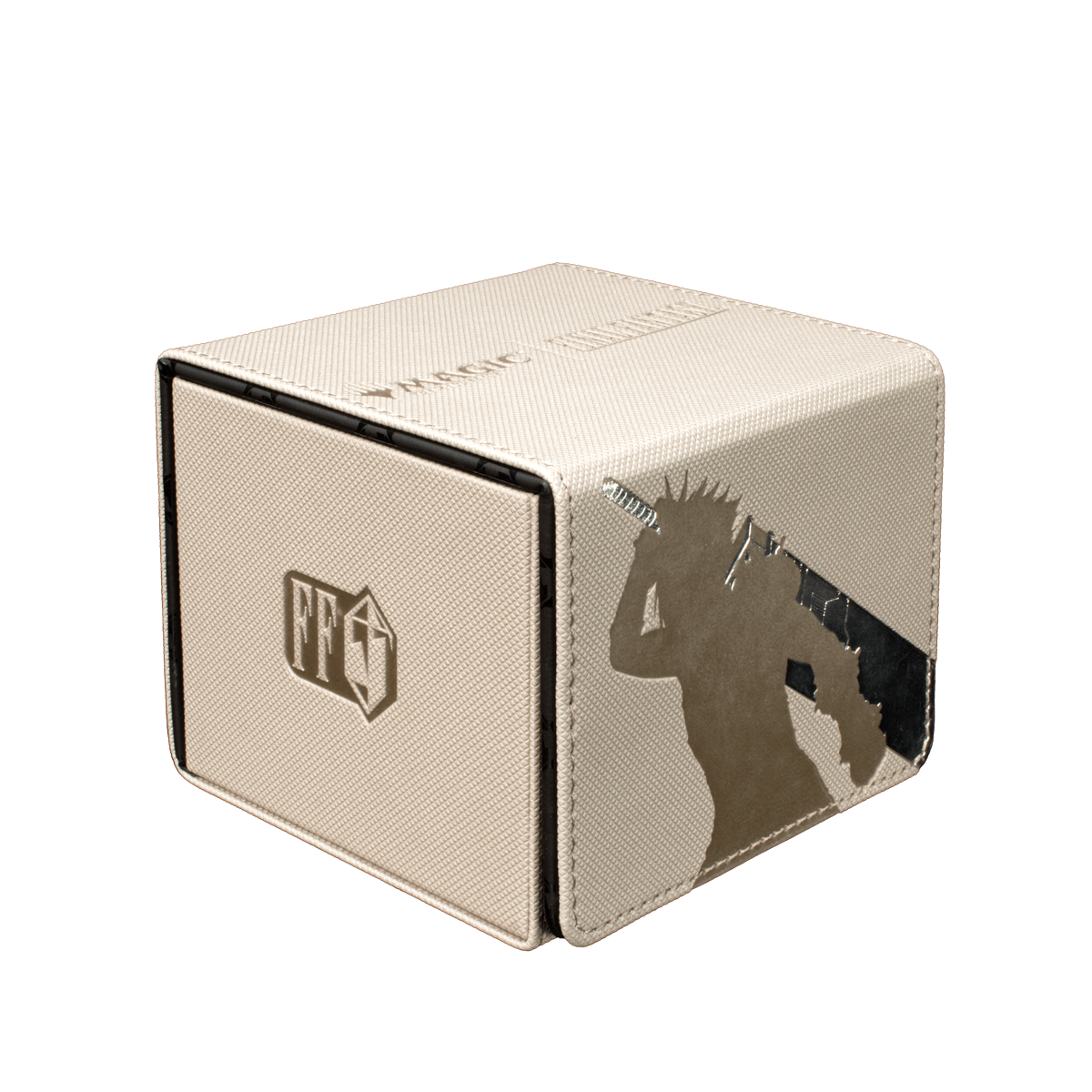 Ultra PRO Magic: The Gathering FINAL FANTASY Cloud, Planet's Champion Premium ALCOVE Edge Deck Box - angle view