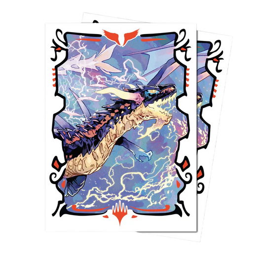 Ultra Pro - Tarkir: Dragonstorm Apex Deck Protector Sleeves for MtG (100 Sleeves) - Mardu