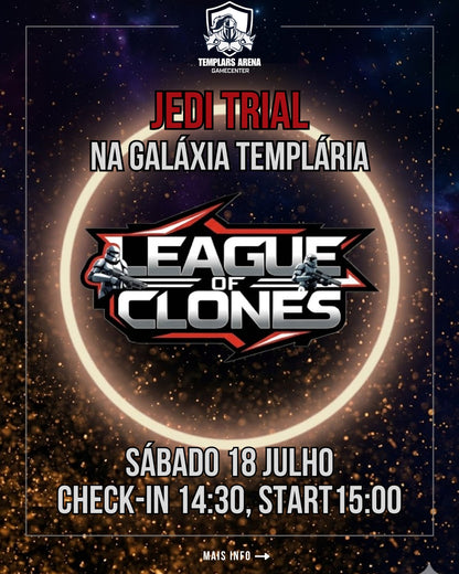Templars Arena - Jedi Trial Star Wars Unlimited - Sábado 18 Julho 15:00