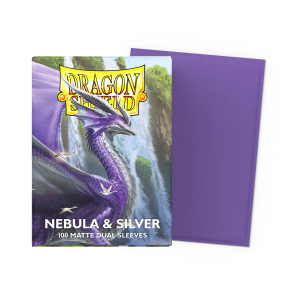 Dragon Shield - Standard Sleeves Matte (100 Sleeves) Nebula & Silver