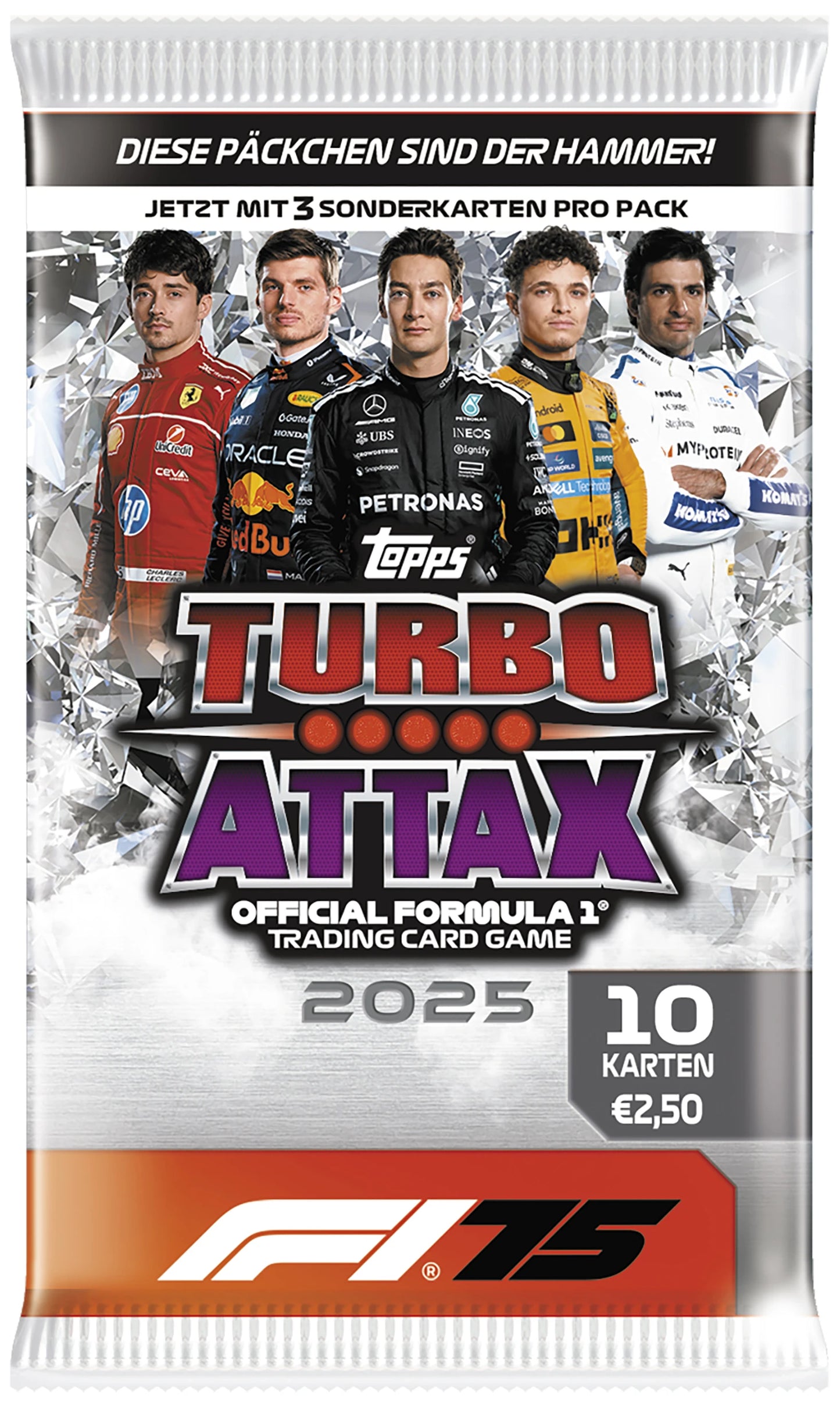 Topps Turbo Attax Formula 1 TC 2025 – Booster Box