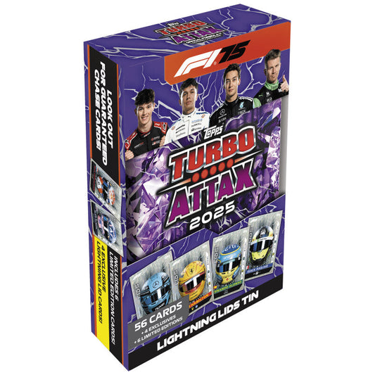 Topps Turbo Attax Formula 1 TC 2025 – Lightning Lids Tin