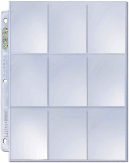 1 Ultra Pro PLATINUM Nine Pocket Pages