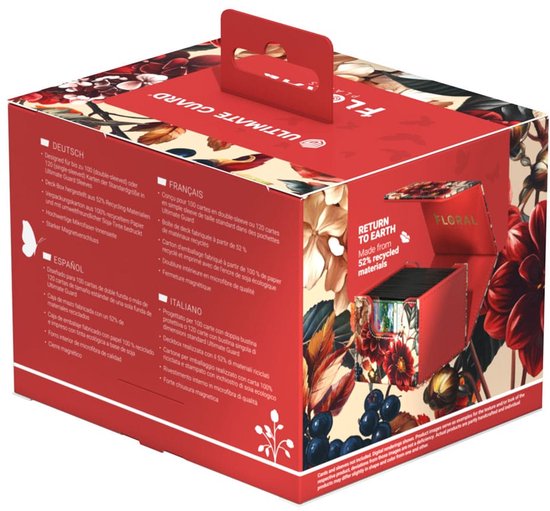 Ultimate Guard Sidewinder 100+ Xenoskin "Floral Places" - Autumn Heath