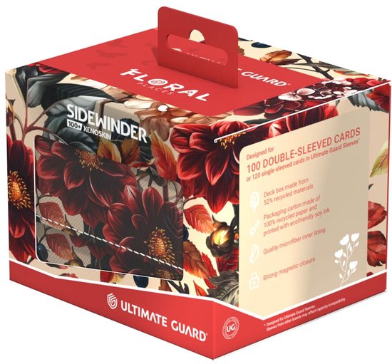 Ultimate Guard Sidewinder 100+ Xenoskin "Floral Places" - Autumn Heath