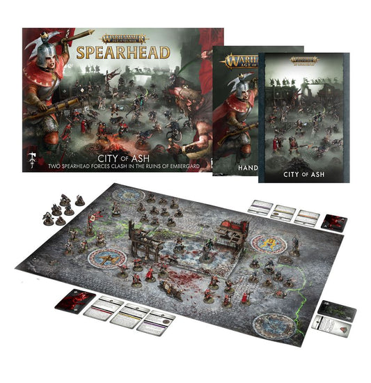 Warhammer: Age of Sigmar - Spearhead: City of Ash - Two Spearhead Forces Clash in The Ruins of Embergard (English)