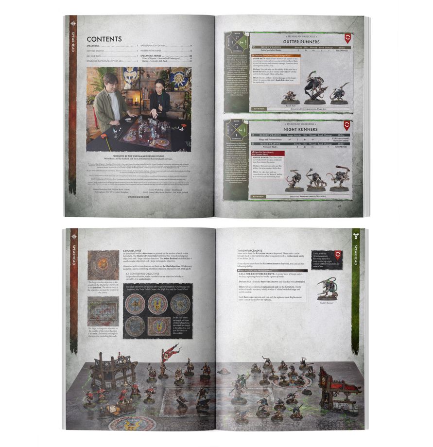 Warhammer: Age of Sigmar - Spearhead: City of Ash - Two Spearhead Forces Clash in The Ruins of Embergard (English)