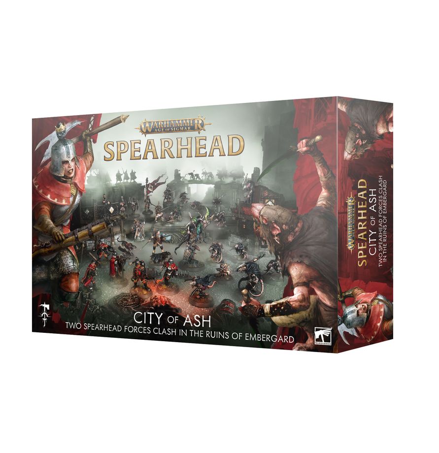 Warhammer: Age of Sigmar - Spearhead: City of Ash - Two Spearhead Forces Clash in The Ruins of Embergard (English)