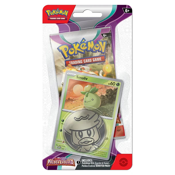 Pokémon TCG: Scarlet & Violet - Paldea Evolved Smoliv 1-Pack Blister - English