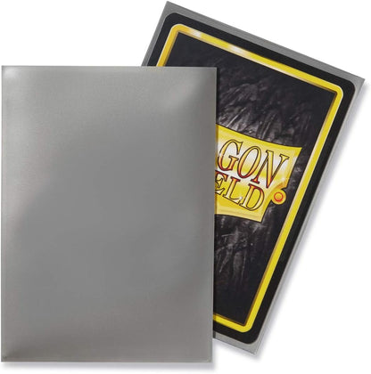 100 Dragon Shield Sleeves - Classic Silver