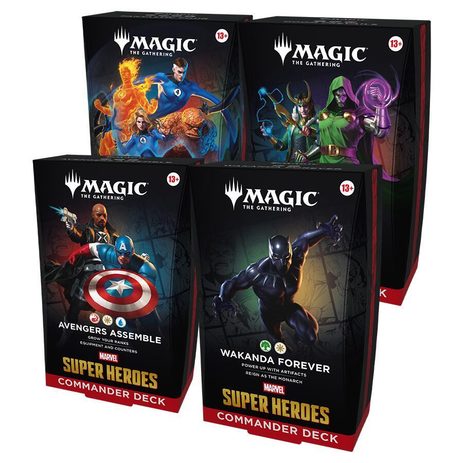 Magic: the Gathering - Marvel Super Heroes Commander Deck Set (set of 4 decks)