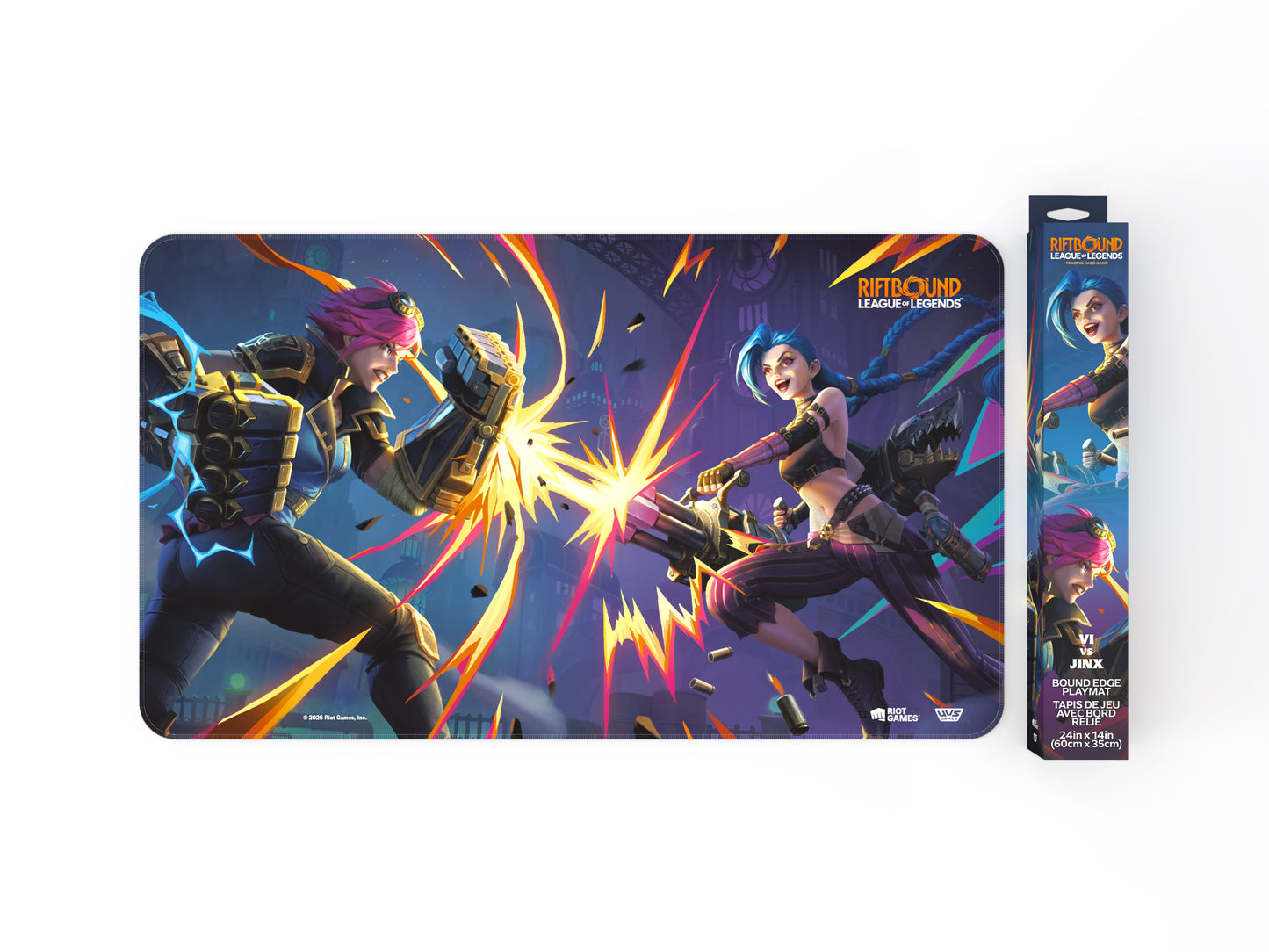 Riftbound: League of Legends TCG - Vendetta Playmat: Vi vs Jinx
