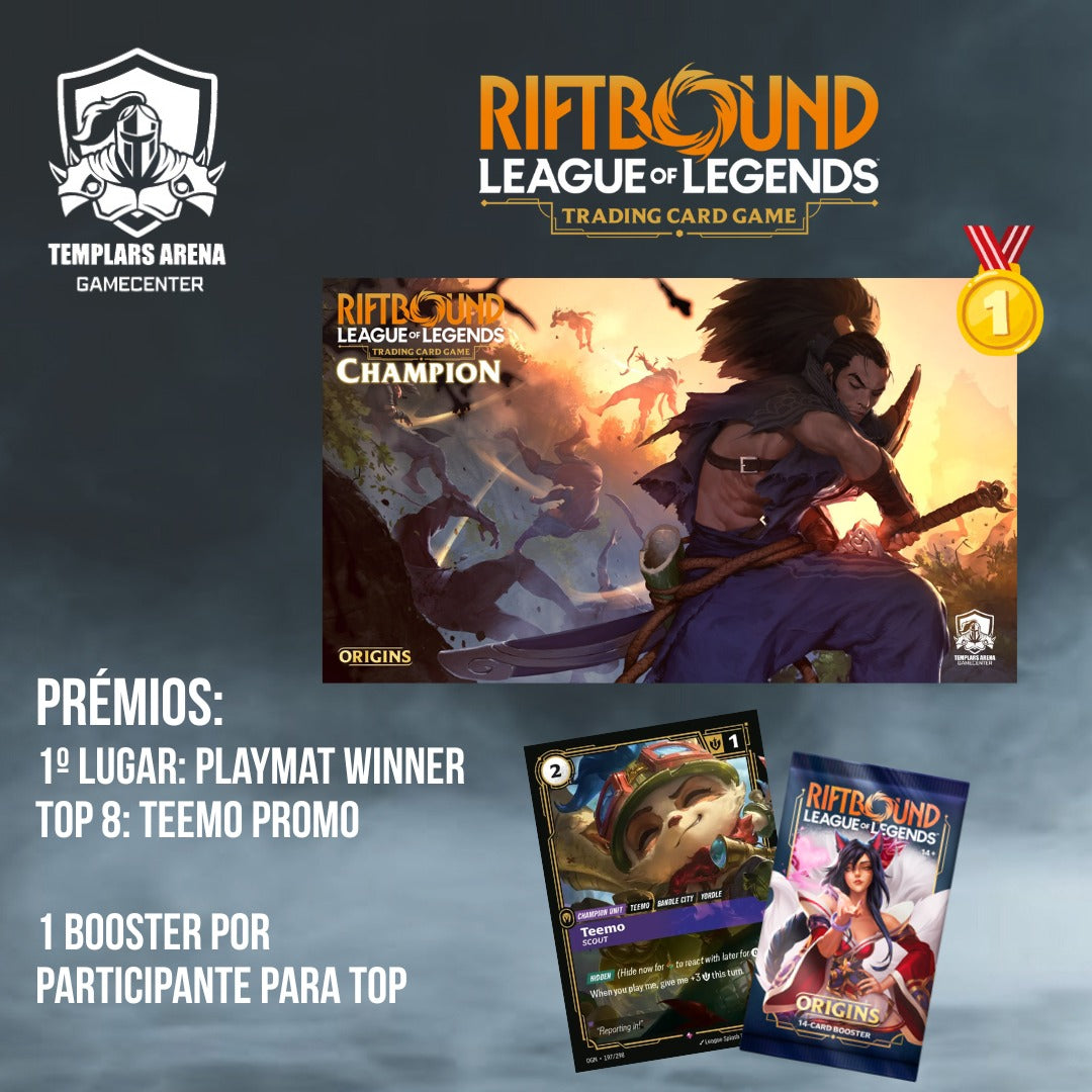 31.10.2025+01.11.2025 Riftbound: Origins PreRelease Ticket