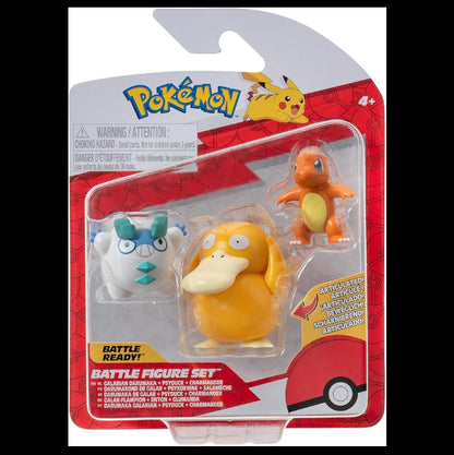 Pokémon Battle Figure Set, Lampion, PKW3598, Glumanda, Galar-flampion, Enton