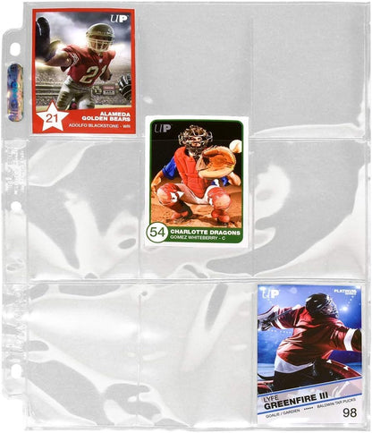 1 Ultra Pro PLATINUM Nine Pocket Pages