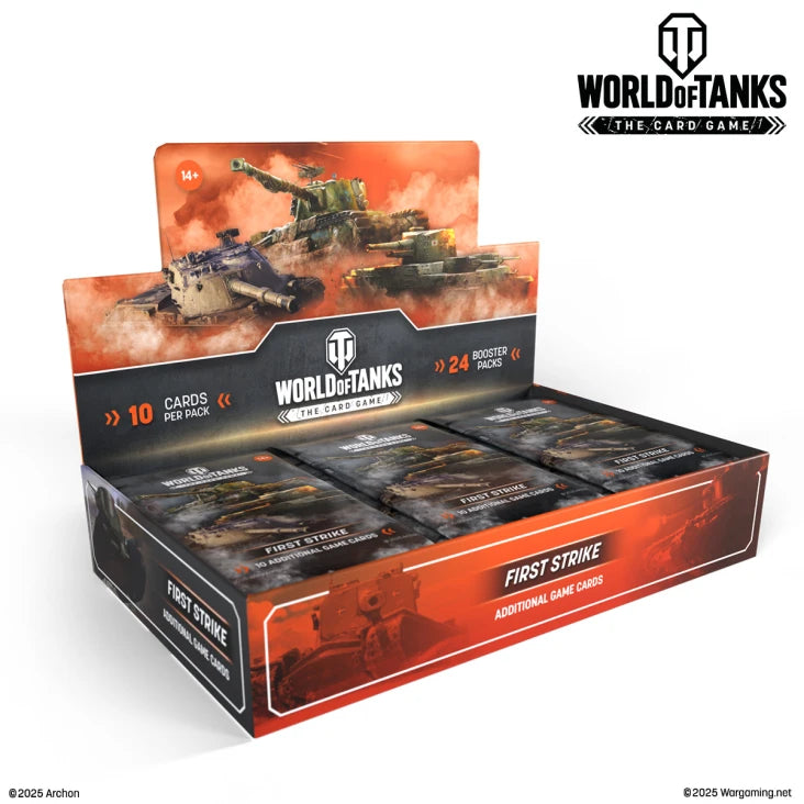 World of Tanks: The Card Game First Strike Booster Display