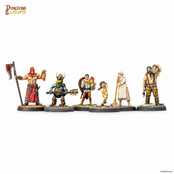 Dungeons and Dragons - NPC Miniature Pack - Dungeons & Lasers