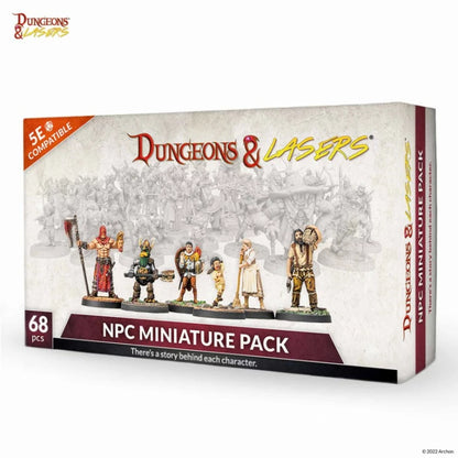Dungeons and Dragons - NPC Miniature Pack - Dungeons & Lasers