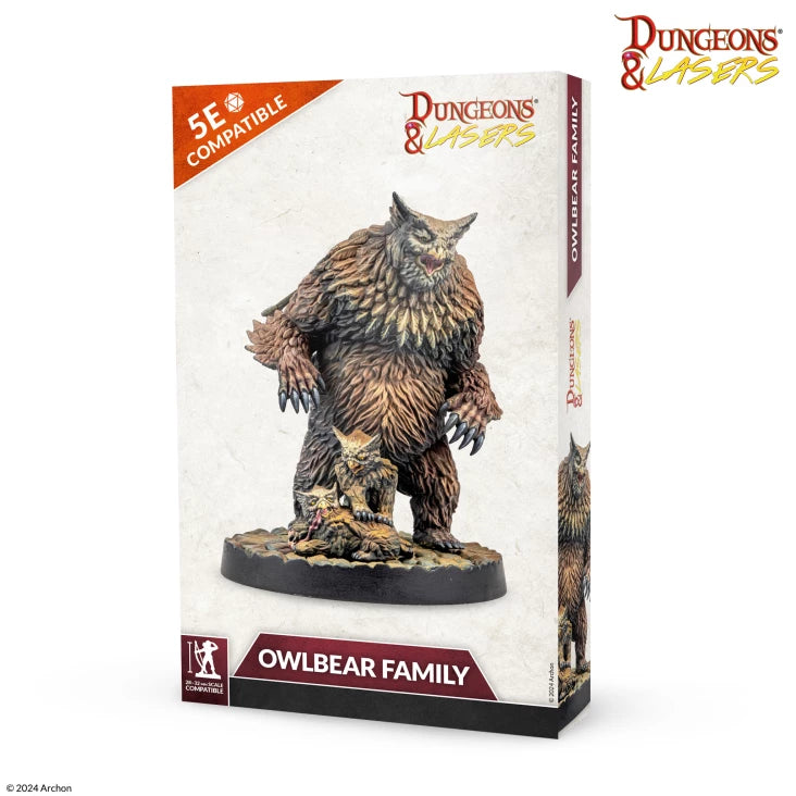 Dungeons and Dragons - Owlbear Family - Dungeons & Lasers