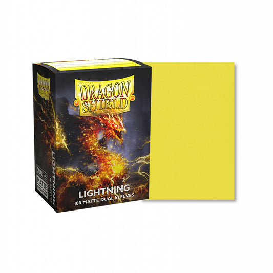 Dragon Shield Dual Matte Sleeves - Lightning (100 Sleeves)