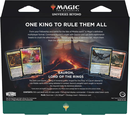 Commander: The Lord of the Rings: Tales of Middle-earth: "The Hosts of Mordor" Commander Deck