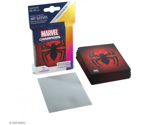Gamegenic Marvel Champions Art Sleeves - Spider-Man (50 sleeves)