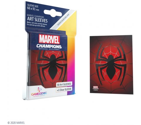 Gamegenic Marvel Champions Art Sleeves - Spider-Man (50 sleeves)