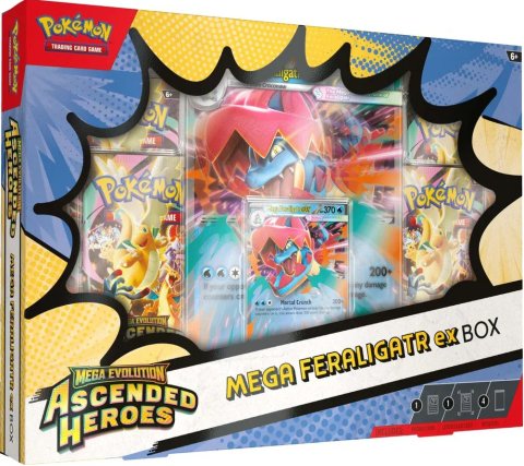 Pokémon: Mega Evolution - Ascended Heroes EX Box: Mega Feraligatr