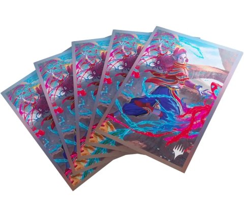Gamegenic Magic: The Gathering - Secrets of Strixhaven Premium Art Sleeves: Rootha, Mastering the Moment (105 pieces)