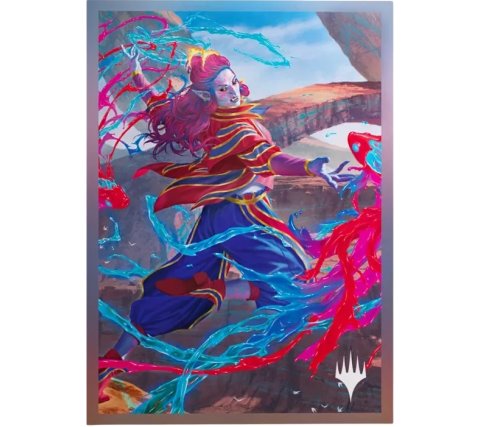 Gamegenic Magic: The Gathering - Secrets of Strixhaven Premium Art Sleeves: Rootha, Mastering the Moment (105 pieces)