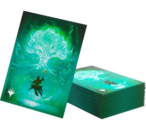 Gamegenic Magic: The Gathering - Secrets of Strixhaven Premium Art Sleeves: Forest (105 pieces)