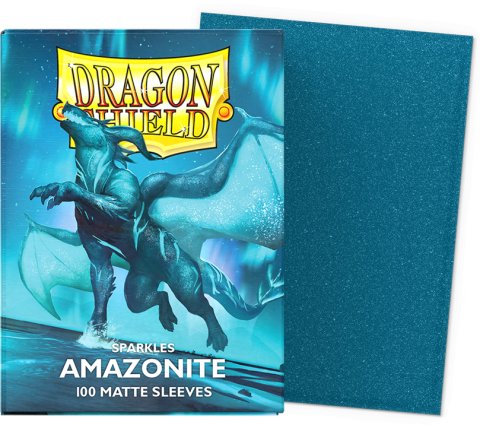 Dragon Shield Standard Sleeves - Matte Amazonite (100 Sleeves)