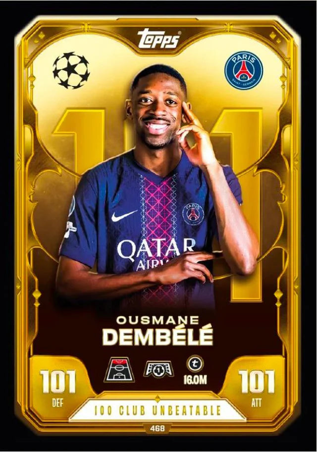 2025/26 Topps Match Attax UEFA Champions League Soccer Retail - Booster (12 Cards)