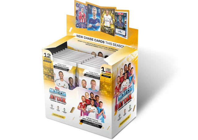 2025/26 Topps Match Attax UEFA Champions League Soccer Retail - Booster Box (32 Boosters)