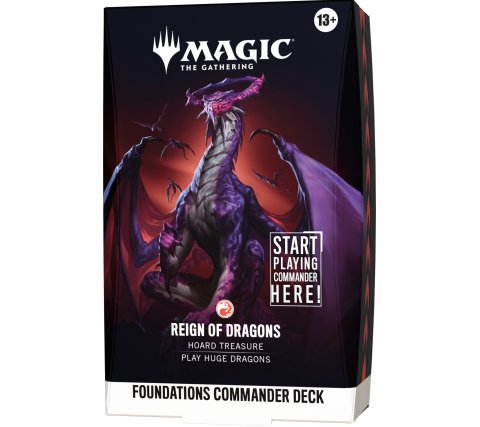 Magic: The Gathering - Foundations Commander Deck: Reign of Dragons