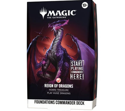 Magic: The Gathering - Foundations Commander Deck: Reign of Dragons