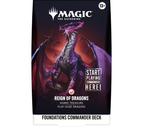 Magic: The Gathering - Foundations Commander Deck: Reign of Dragons