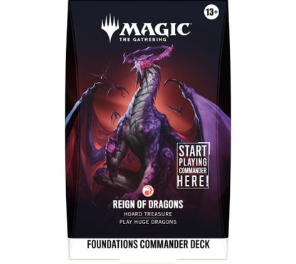 Magic: The Gathering - Foundations Commander Deck: Reign of Dragons