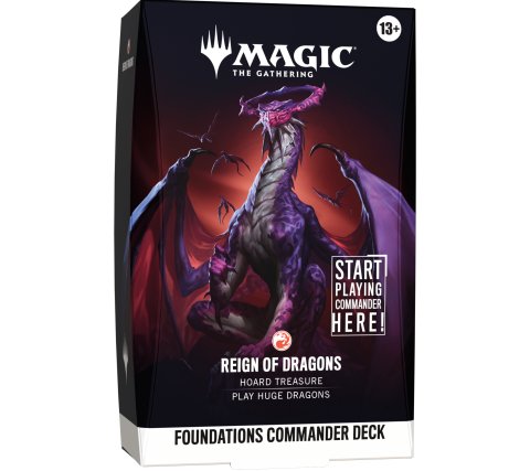 Magic: The Gathering - Foundations Commander Deck: Reign of Dragons