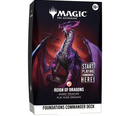 Magic: The Gathering - Foundations Commander Deck: Reign of Dragons