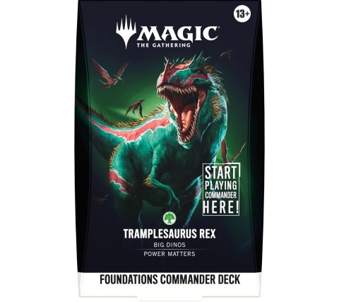Magic: The Gathering - Foundations Commander Deck: Tramplesaurus Rex