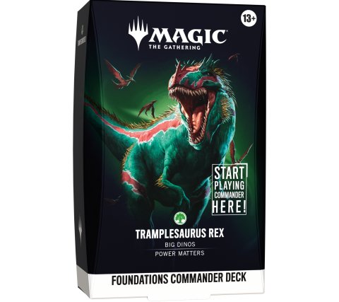 Magic: The Gathering - Foundations Commander Deck: Tramplesaurus Rex