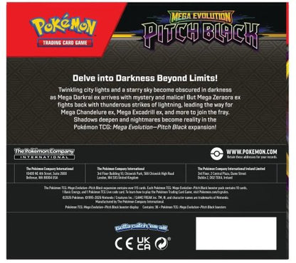 Pokémon: Mega Evolution - Pitch Black Booster Box (36 boosters)