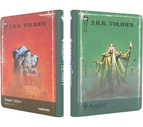Gamegenic Magic: The Gathering - Zip-Up Album 18-Pocket: The Hobbit - Book Cover: Thranduil, Elvenking and Thorin, Mountain-king