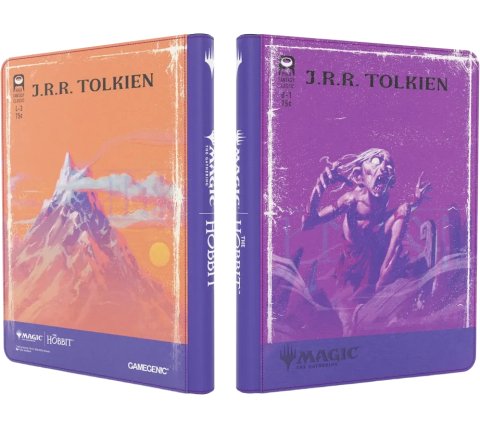 Gamegenic Magic: The Gathering - Zip-Up Album 18-Pocket: The Hobbit - Book Cover: Gollum, Riddle Master and The Lonely Mountain